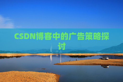 CSDN博客中的广告策略探讨